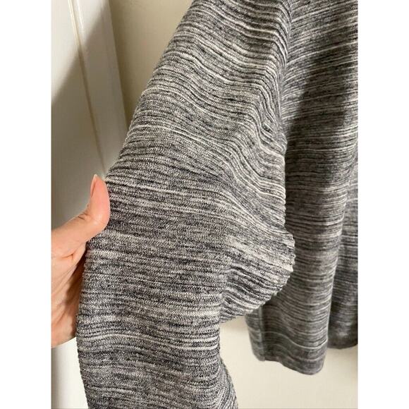Calibrate Sweater Men's Large Gray Slub Crewneck Pullover Textured Cotton Blend - Picture 3 of 8